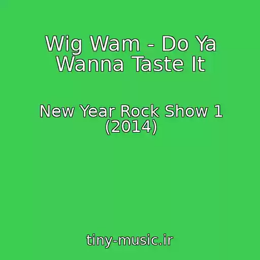 کاور آهنگ Wig Wam - Do Ya Wanna Taste It از New Year Rock Show 1 (2014)