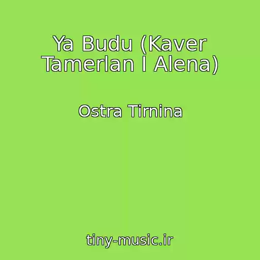 کاور آهنگ Ya Budu (Kaver Tamerlan I Alena) از Ostra Tirnina