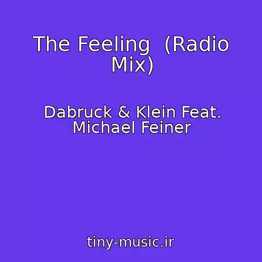 کاور آهنگ The Feeling  (Radio Mix) از Dabruck & Klein Feat. Michael Feiner