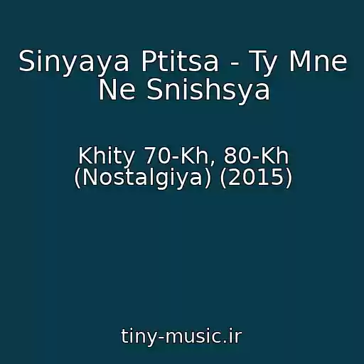 کاور آهنگ Sinyaya Ptitsa - Ty Mne Ne Snishsya از Khity 70-Kh, 80-Kh (Nostalgiya) (2015)