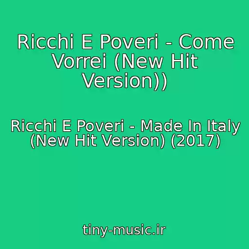 کاور آهنگ Ricchi E Poveri - Come Vorrei (New Hit Version)) از Ricchi E Poveri - Made In Italy (New Hit Version) (2017)