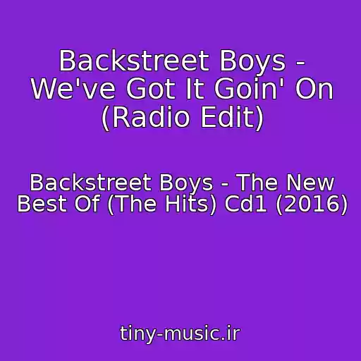 کاور آهنگ Backstreet Boys - We've Got It Goin' On (Radio Edit) از Backstreet Boys - The New Best Of (The Hits) Cd1 (2016)