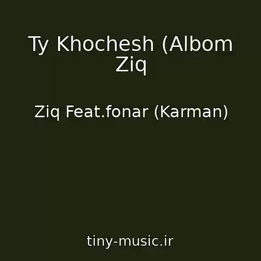کاور آهنگ Ty Khochesh (Albom Ziq از Ziq Feat.fonar (Karman)