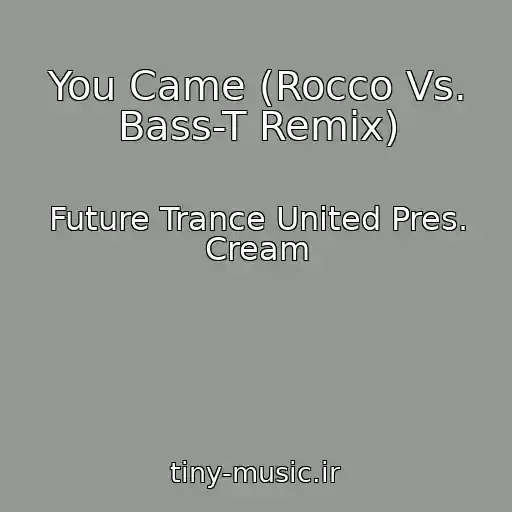 کاور آهنگ You Came (Rocco Vs. Bass-T Remix) از Future Trance United Pres. Cream