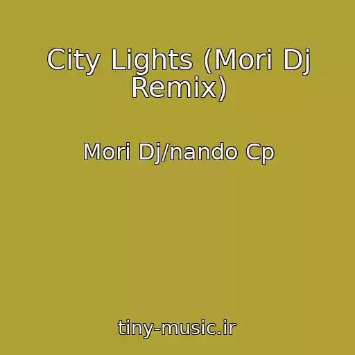 کاور آهنگ City Lights (Mori Dj Remix) از Mori Dj/nando Cp