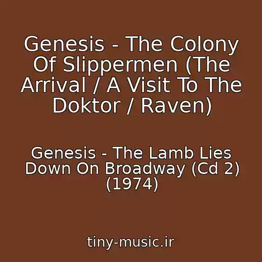 کاور آهنگ Genesis - The Colony Of Slippermen (The Arrival / A Visit To The Doktor / Raven) از Genesis - The Lamb Lies Down On Broadway (Cd 2) (1974)