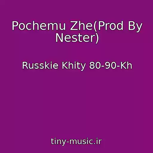 کاور آهنگ Pochemu Zhe(Prod By Nester) از Russkie Khity 80-90-Kh