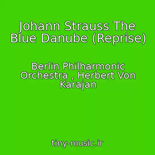 کاور آهنگ Johann Strauss The Blue Danube (Reprise) از Berlin Philharmonic Orchestra , Herbert Von Karajan