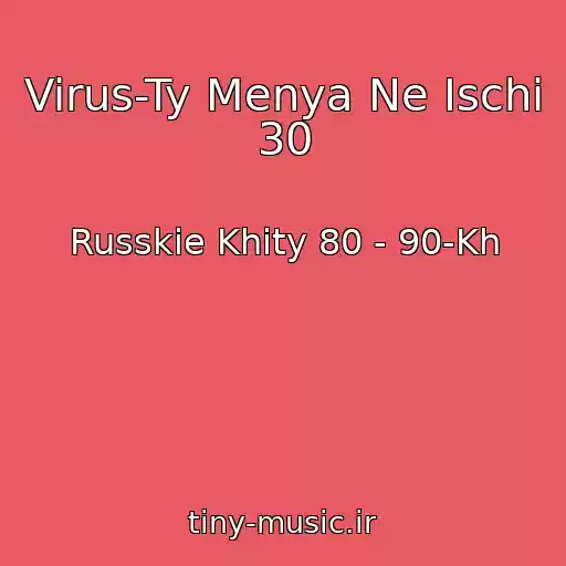 کاور آهنگ Virus-Ty Menya Ne Ischi 30 از Russkie Khity 80 - 90-Kh