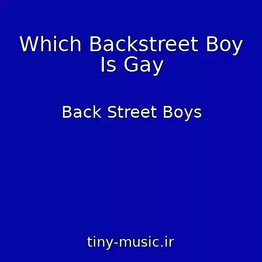 کاور آهنگ Which Backstreet Boy Is Gay از Back Street Boys