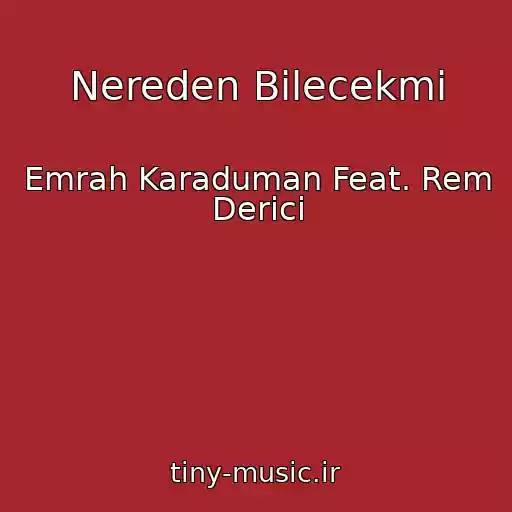 کاور آهنگ Nereden Bilecekmi از Emrah Karaduman Feat. Rem Derici