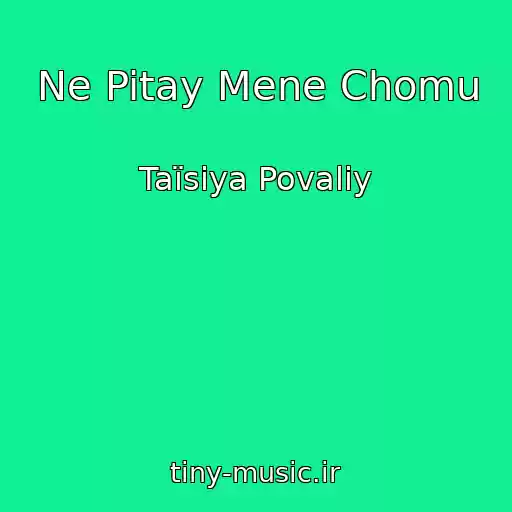 کاور آهنگ Ne Pitay Mene Chomu از Taїsіya Povalіy