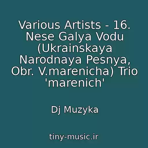 کاور آهنگ Various Artists - 16. Nese Galya Vodu (Ukrainskaya Narodnaya Pesnya, Obr. V.marenicha) Trio 'marenich' از Dj Muzyka