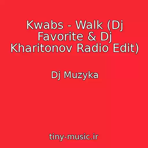 کاور آهنگ Kwabs - Walk (Dj Favorite & Dj Kharitonov Radio Edit) از Dj Muzyka