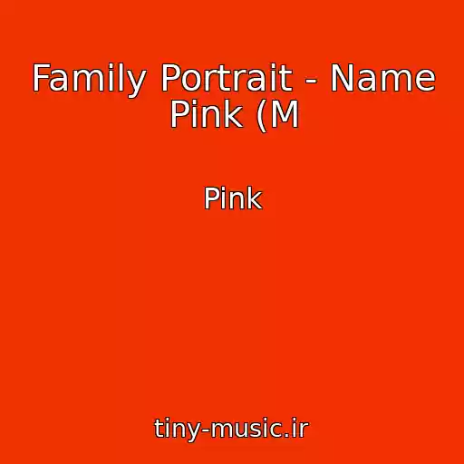کاور آهنگ Family Portrait - Name Pink (M از Pink