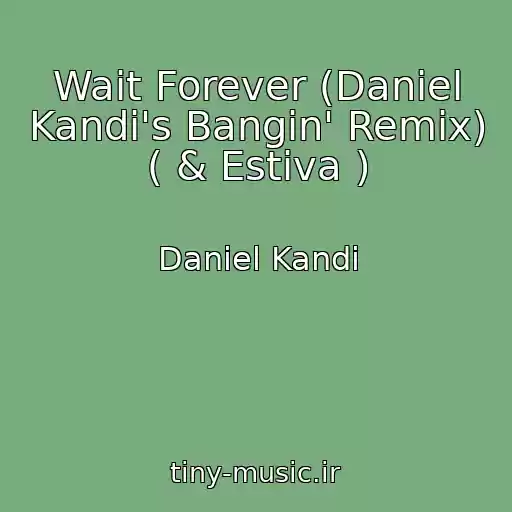 کاور آهنگ Wait Forever (Daniel Kandi's Bangin' Remix) ( & Estiva ) از Daniel Kandi