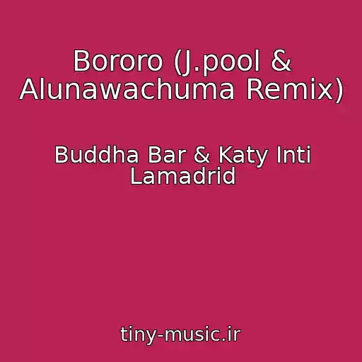 کاور آهنگ Bororo (J.pool & Alunawachuma Remix) از Buddha Bar & Katy Inti Lamadrid