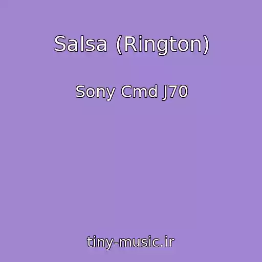 کاور آهنگ Salsa (Rington) از Sony Cmd J70