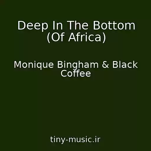 کاور آهنگ Deep In The Bottom (Of Africa) از Monique Bingham & Black Coffee