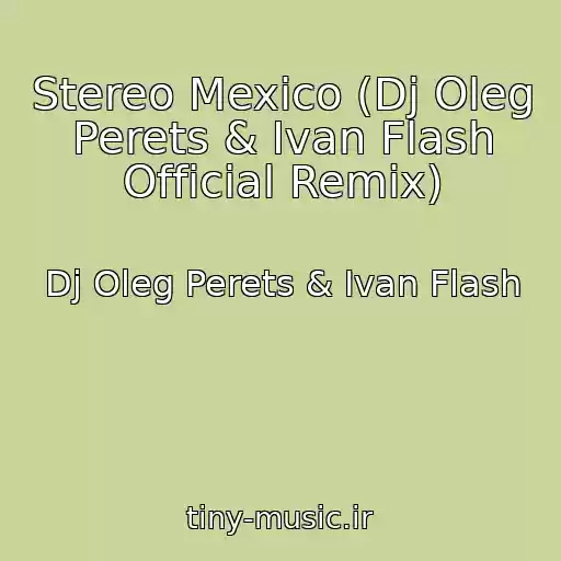 کاور آهنگ Stereo Mexico (Dj Oleg Perets & Ivan Flash Official Remix) از Dj Oleg Perets & Ivan Flash