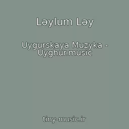 کاور آهنگ Lәylum Lәy از Uygurskaya Muzyka - Uyghur.music