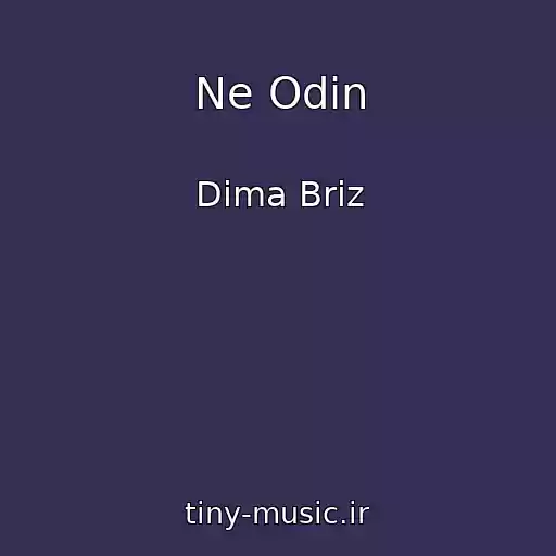 کاور آهنگ Ne Odin از Dima Briz