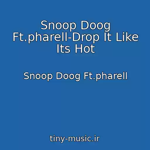 کاور آهنگ Snoop Doog Ft.pharell-Drop It Like Its Hot از Snoop Doog Ft.pharell