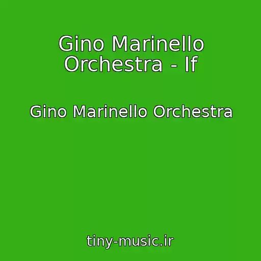 کاور آهنگ Gino Marinello Orchestra - If از Gino Marinello Orchestra