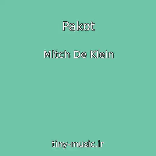 کاور آهنگ Pakot از Mitch De Klein