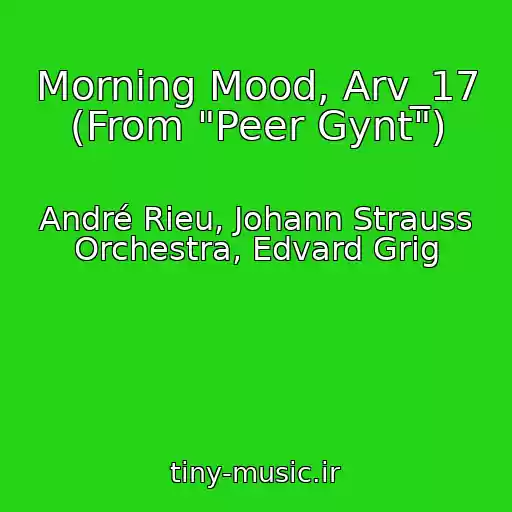 کاور آهنگ Morning Mood, Arv_17 (From "Peer Gynt") از André Rieu, Johann Strauss Orchestra, Edvard Grig