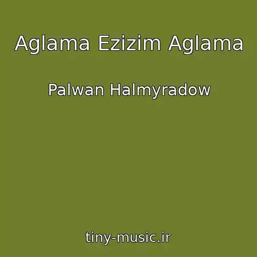 کاور آهنگ Aglama Ezizim Aglama از Palwan Halmyradow