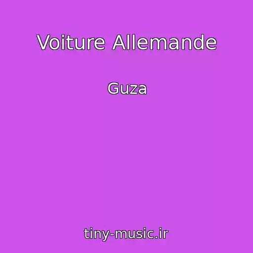کاور آهنگ Voiture Allemande از Guza