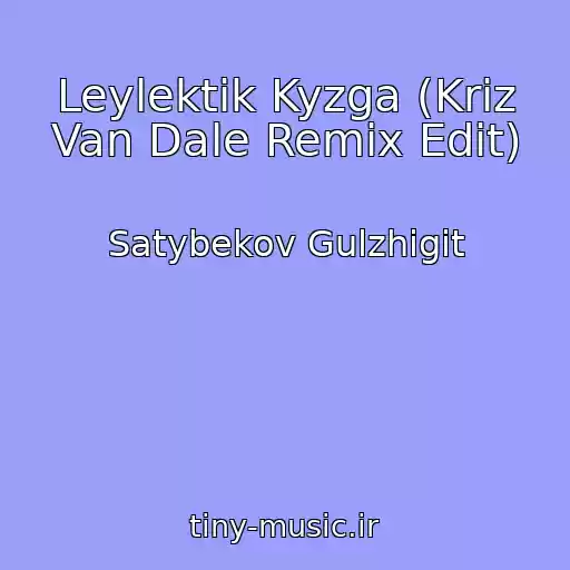 کاور آهنگ Leylektik Kyzga (Kriz Van Dale Remix Edit) از Satybekov Gulzhigit