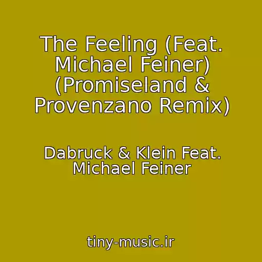 کاور آهنگ The Feeling (Feat. Michael Feiner) (Promiseland & Provenzano Remix) از Dabruck & Klein Feat. Michael Feiner