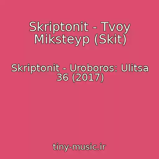 کاور آهنگ Skriptonit - Tvoy Miksteyp (Skit) از Skriptonit - Uroboros: Ulitsa 36 (2017)