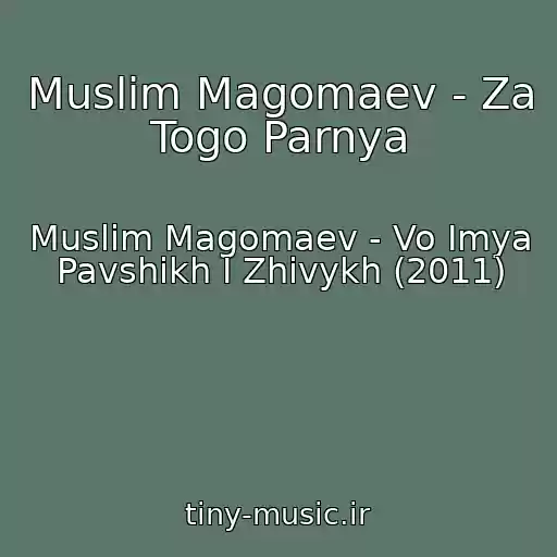 کاور آهنگ Muslim Magomaev - Za Togo Parnya از Muslim Magomaev - Vo Imya Pavshikh I Zhivykh (2011)