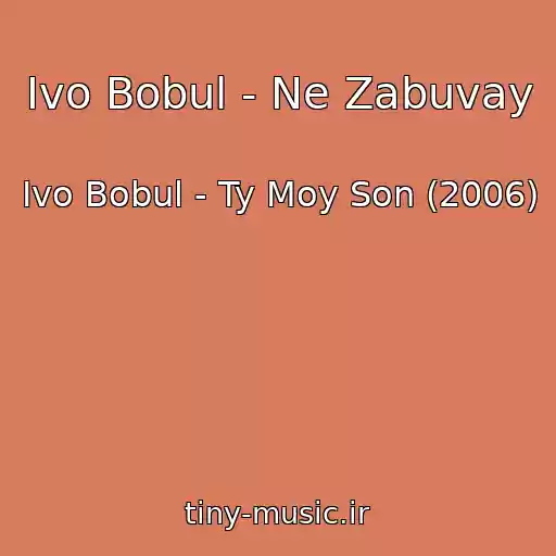 کاور آهنگ Іvo Bobul - Ne Zabuvay از Іvo Bobul - Ty Moy Son (2006)