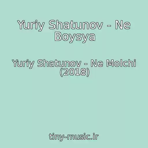 کاور آهنگ Yuriy Shatunov - Ne Boysya از Yuriy Shatunov - Ne Molchi (2018)