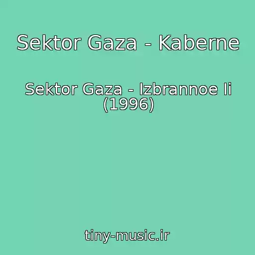 کاور آهنگ Sektor Gaza - Kaberne از Sektor Gaza - Izbrannoe Ii (1996)