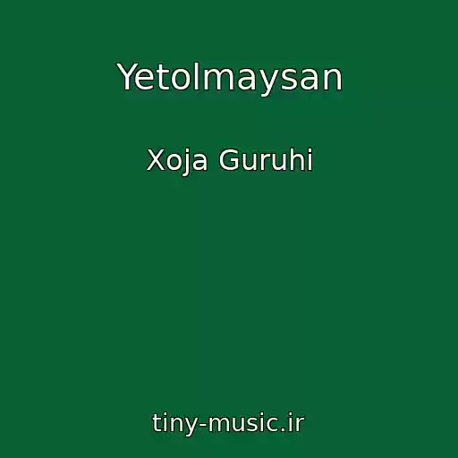 کاور آهنگ Yetolmaysan از Xoja Guruhi