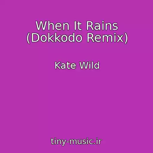 کاور آهنگ When It Rains (Dokkodo Remix) از Kate Wild