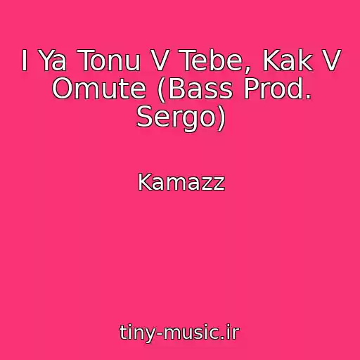 کاور آهنگ I Ya Tonu V Tebe, Kak V Omute (Bass Prod. Sergo) از Kamazz