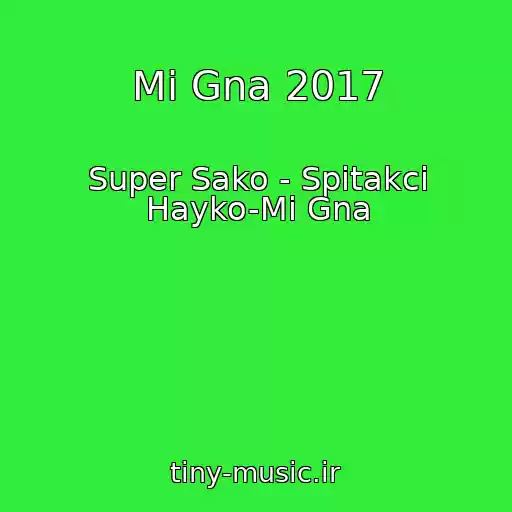 کاور آهنگ Mi Gna 2017 از Super Sako - Spitakci Hayko-Mi Gna