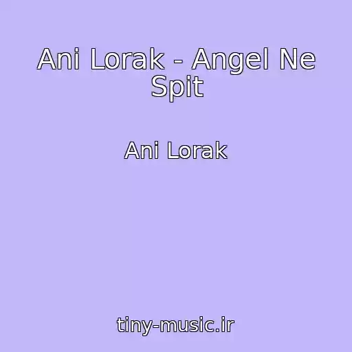 کاور آهنگ Ani Lorak - Angel Ne Spit از Ani Lorak