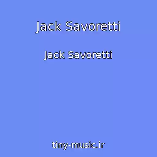 کاور آهنگ Jack Savoretti از Jack Savoretti