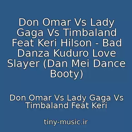کاور آهنگ Don Omar Vs Lady Gaga Vs Timbaland Feat Keri Hilson - Bad Danza Kuduro Love Slayer (Dan Mei Dance Booty) از Don Omar Vs Lady Gaga Vs Timbaland Feat Keri