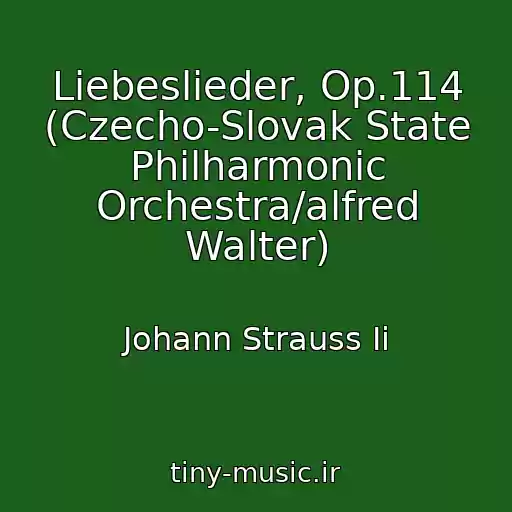 کاور آهنگ Liebeslieder, Op.114 (Czecho-Slovak State Philharmonic Orchestra/alfred Walter) از Johann Strauss Ii