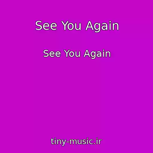 کاور آهنگ See You Again از See You Again