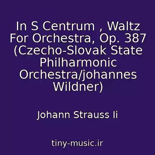 کاور آهنگ In S Centrum , Waltz For Orchestra, Op. 387 (Czecho-Slovak State Philharmonic Orchestra/johannes Wildner) از Johann Strauss Ii