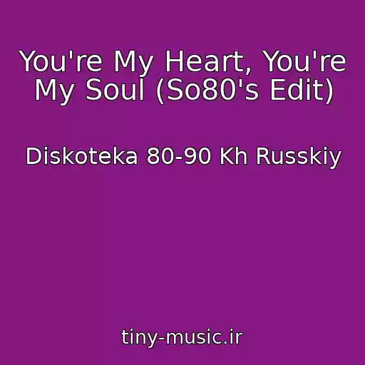 کاور آهنگ You're My Heart, You're My Soul (So80's Edit) از Diskoteka 80-90 Kh Russkiy
